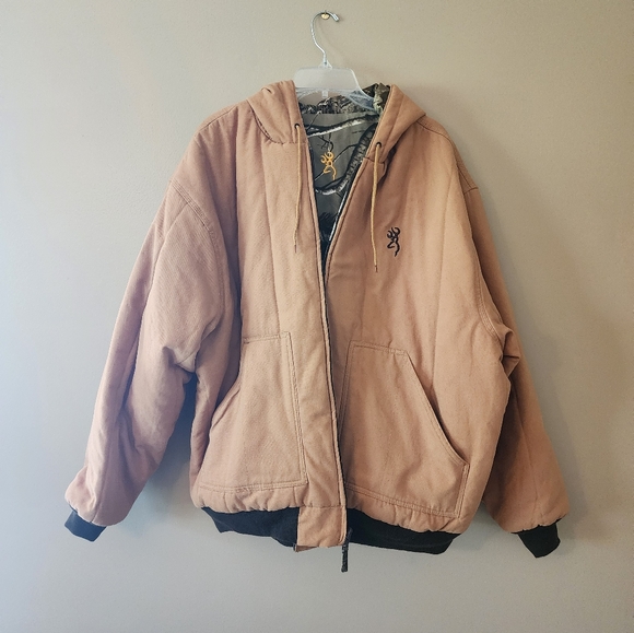 Men's Reversible Browning Jkt-sz 2xl - Picture 1 of 9